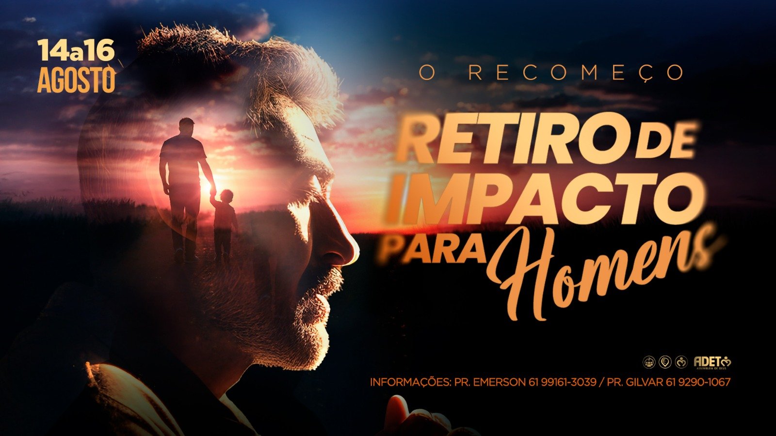 Banner do 11º Retiro Impacto para Homens